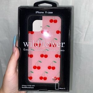 pink cherry wildflower case for iphone 11